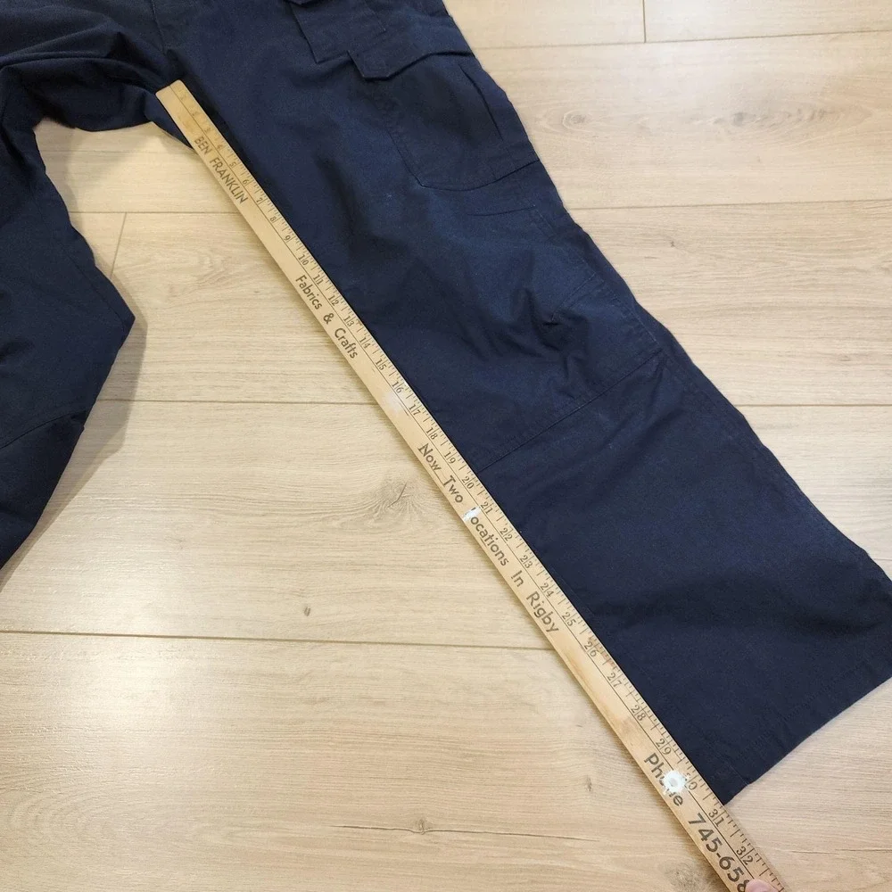5.11 Tactical ABR Pro Pants Mens 34x32 Blue Cargo Canvas Workwear Hiking Outdoor
